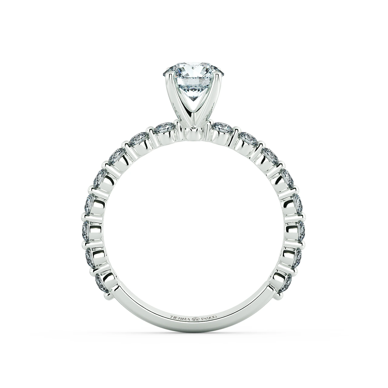 Nhẫn cầu hôn Solitaire đai Eternity NCH1804 5